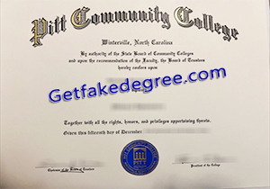 Pitt Community College degree