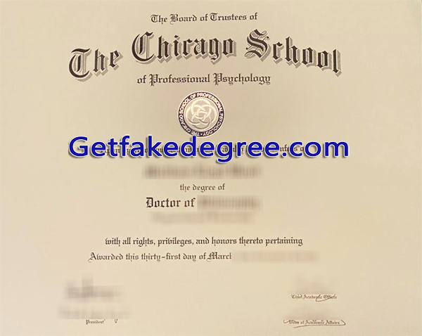 The Chicago School diploma