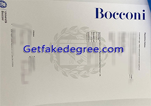 Università Bocconi degree