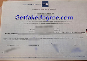 Université libre de Bruxelles degree