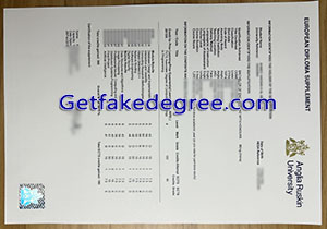 Anglia Ruskin University transcript