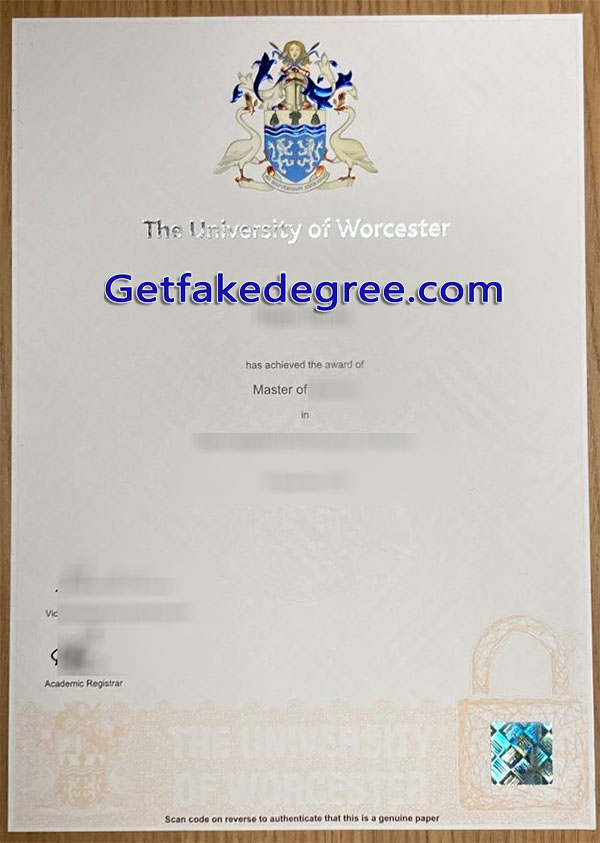 University of Worcester diploma
