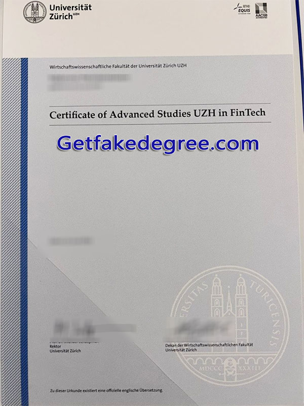 University of Zurich diploma