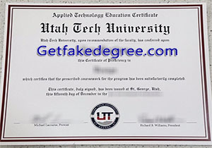 Utah Tech University degree