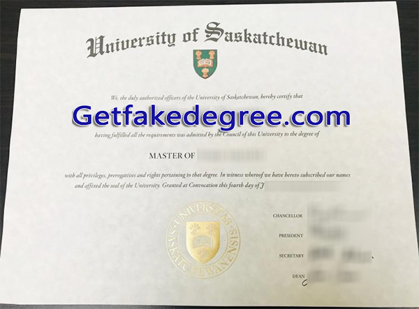 University of Saskatchewan diploma