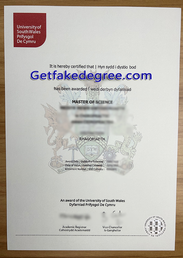 University of South Wales diploma