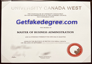 University Canada West degree