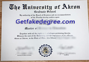 University of Akron degree