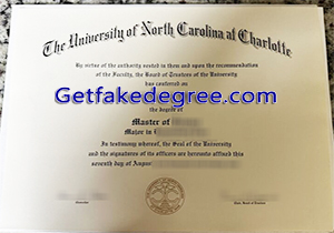UNC Charlotte degree