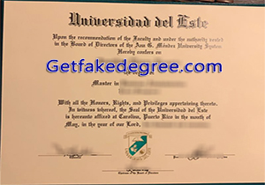 Universidad del Este degree