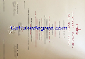 Università Cattolica del Sacro Cuore degree