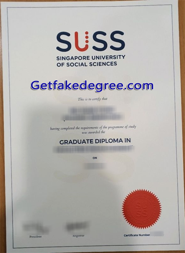 Singapore University of Social Sciences diploma