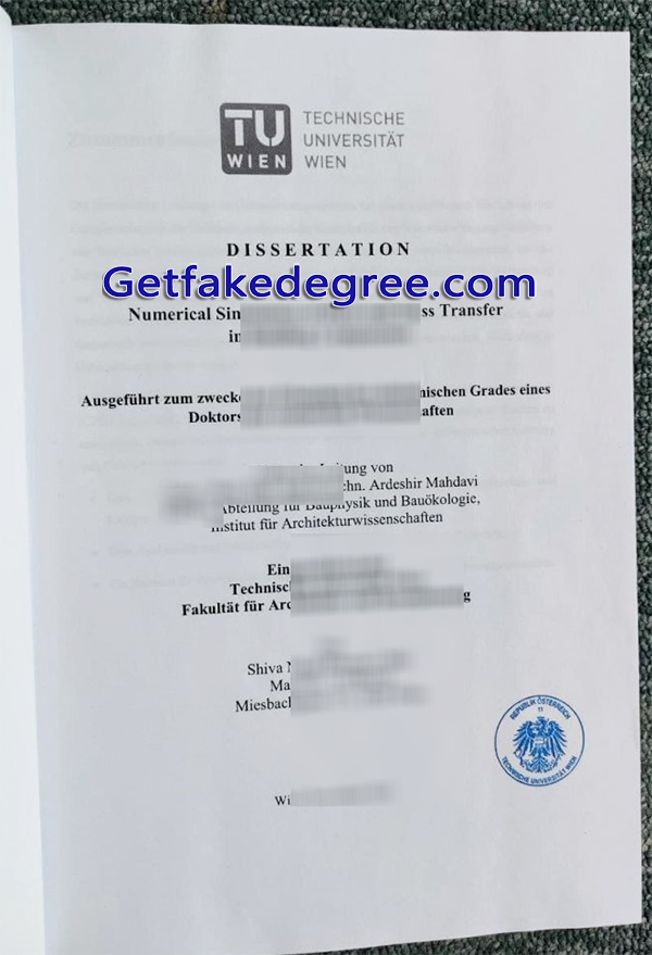 TU Wien diploma