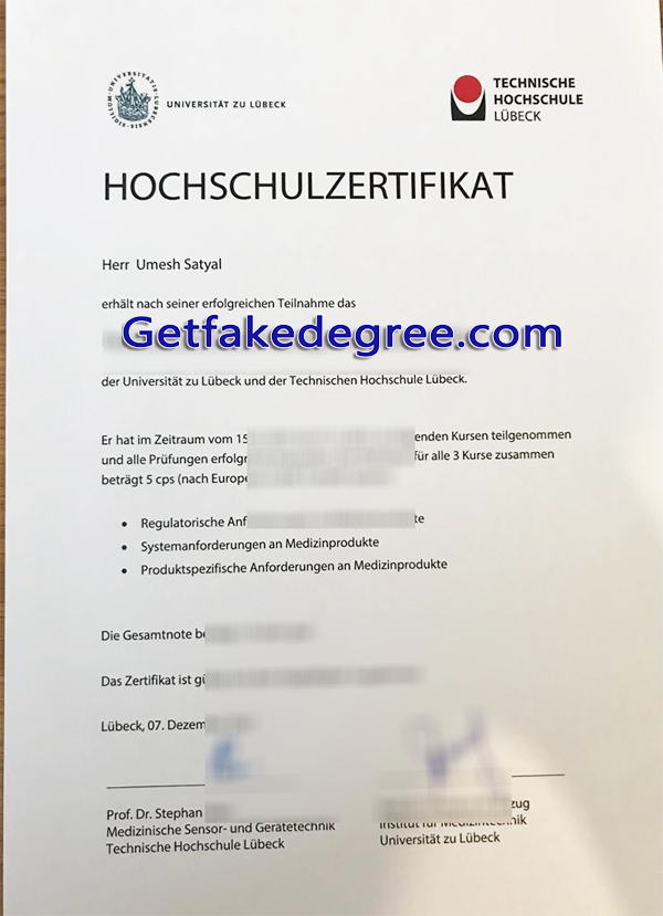 Technische Hochschule Lübeck diploma