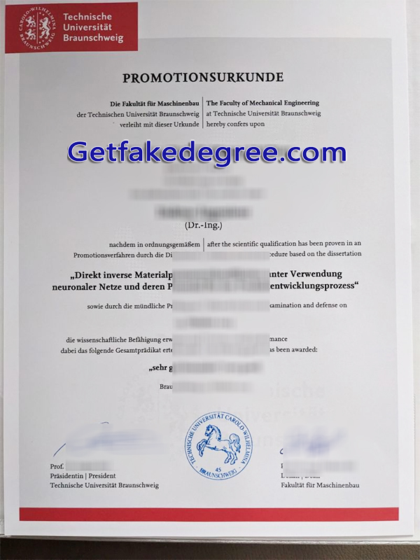 Technische Universität Braunschweig diploma