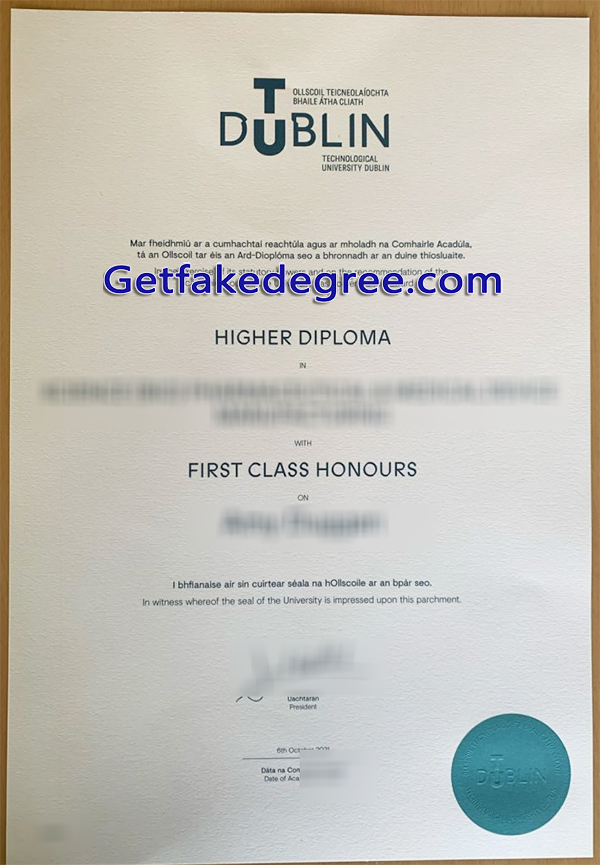 Technological University Dublin diploma