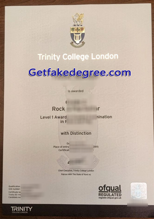 Trinity College London diploma
