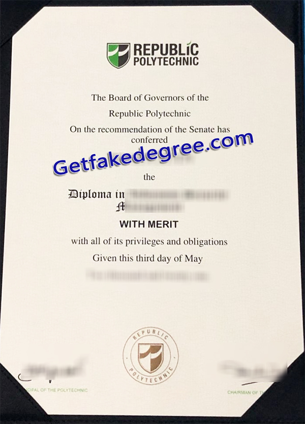 Republic Polytechnic diploma