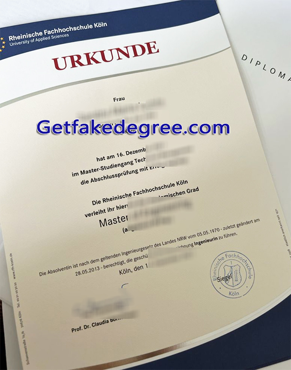 Rheinische Hochschule Köln diploma