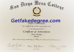 San Diego Mesa College degree