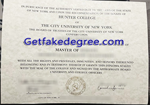 Hunter College degree