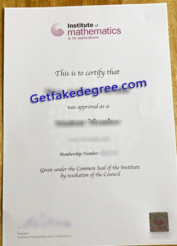 IMA diploma