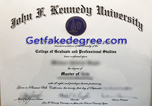 John F. Kennedy University degree