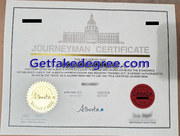 Journeyman Certificate