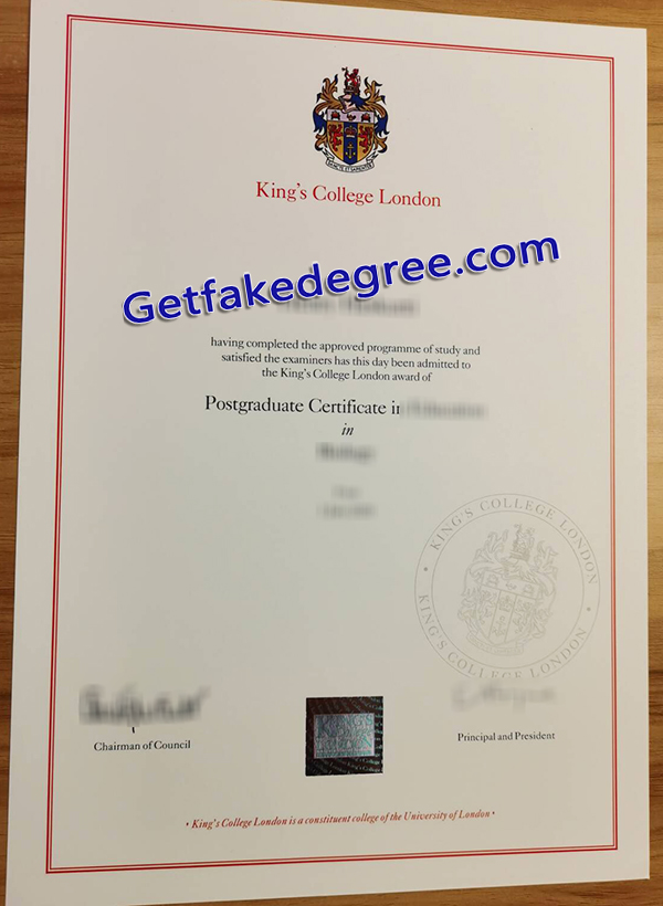 KCL diploma