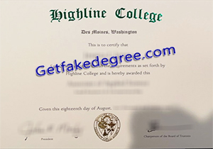 Highline College degree