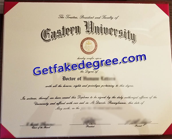 Eastern University diploma