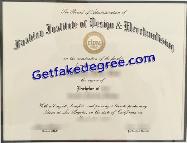 FIDM diploma