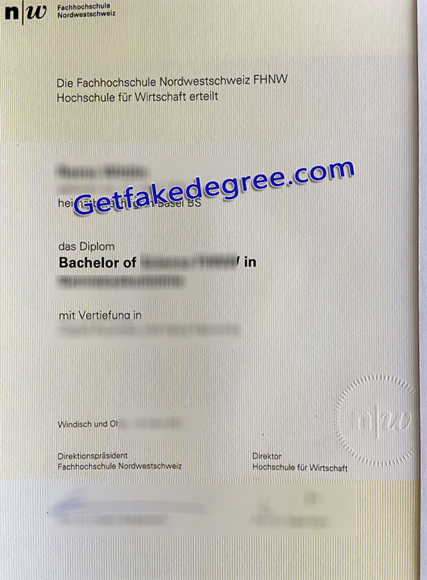 Fachhochschule Nordwestschweiz diploma