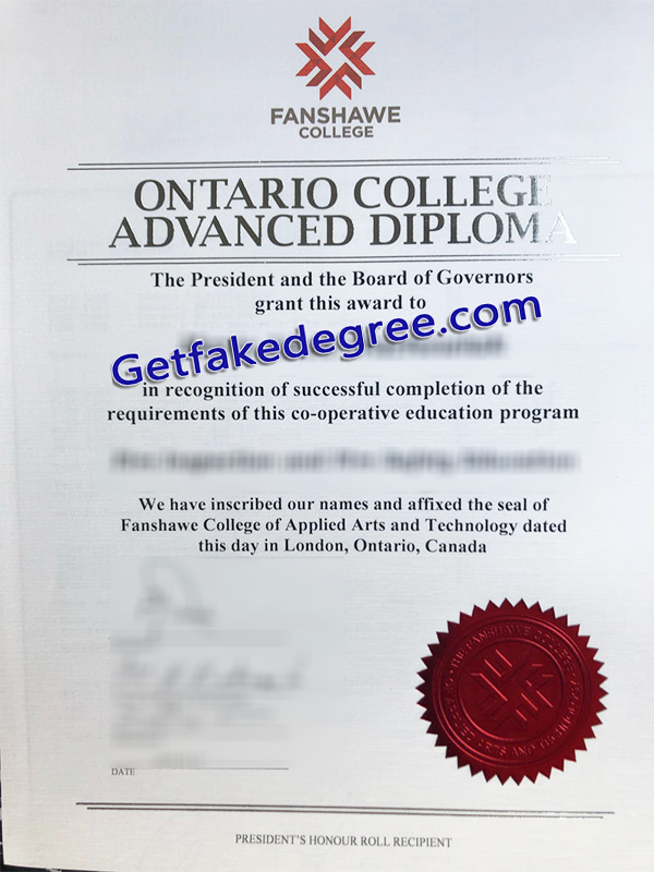 Fanshawe College diploma