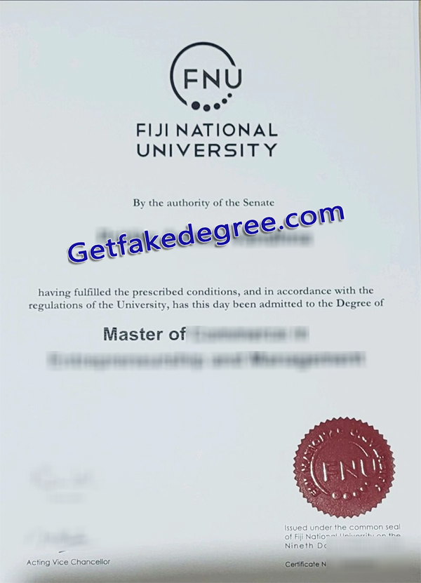 Fiji National University diploma