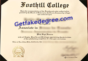 Foothill College degree