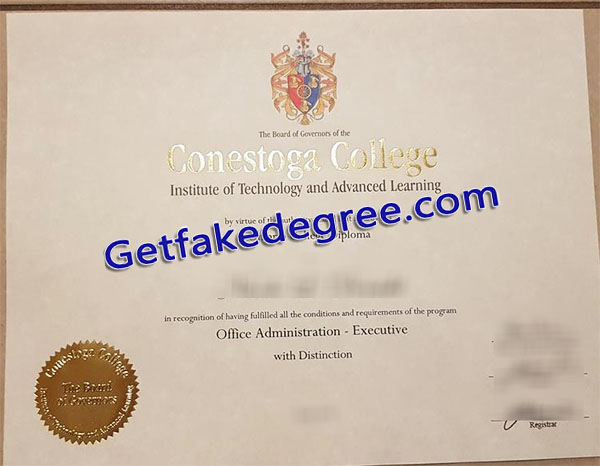 Conestoga College diploma