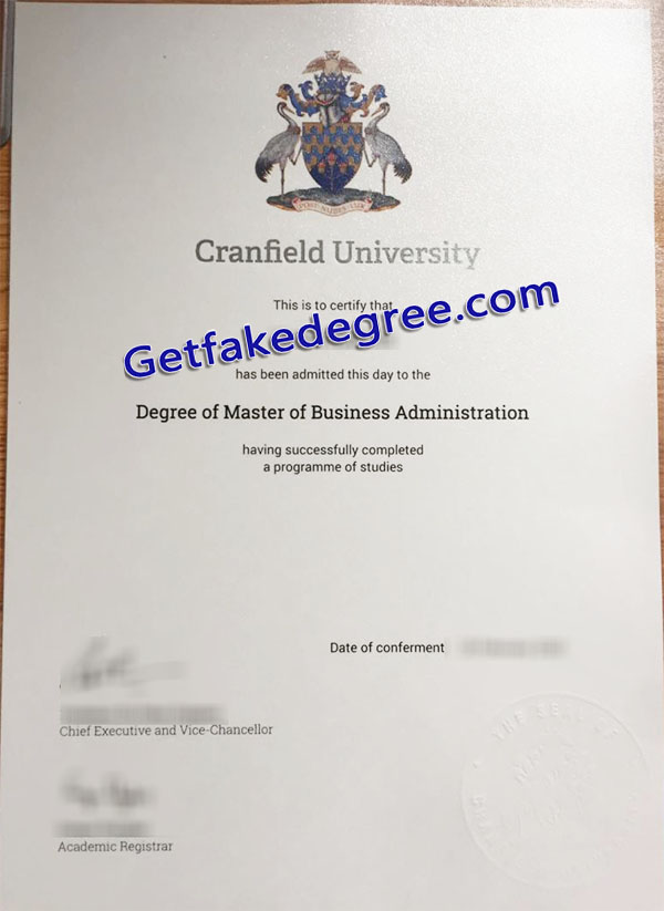 Cranfield University diploma